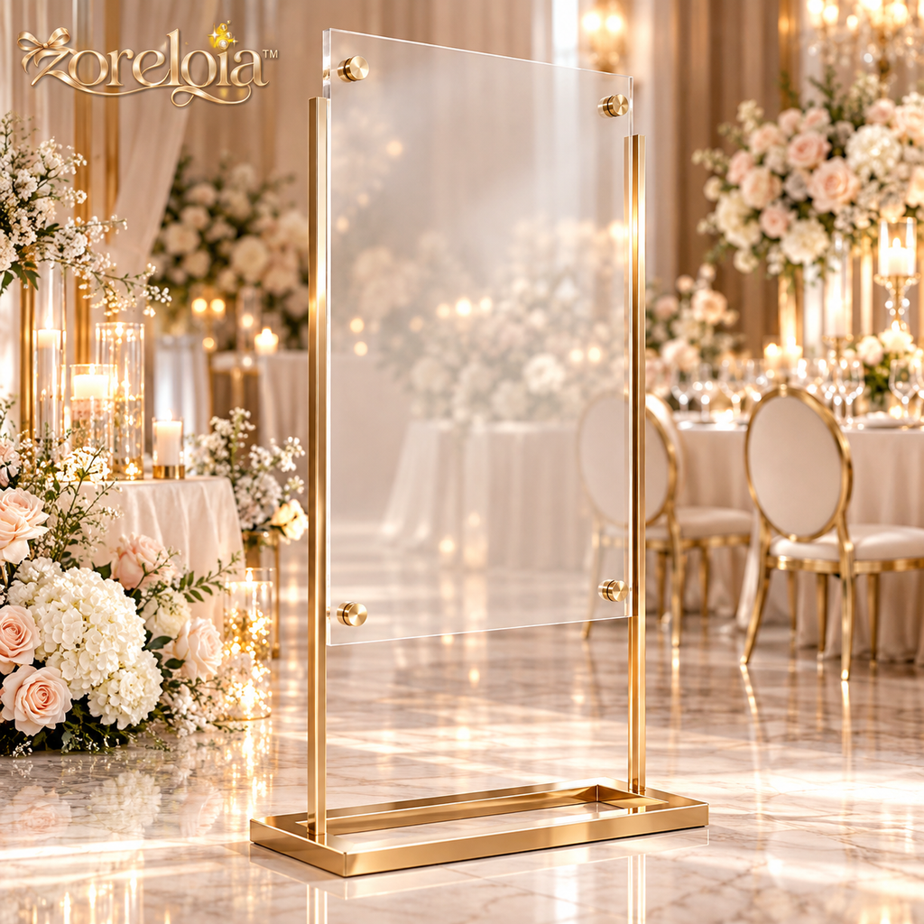 Modern Acrylic Celebration Sign Stand - image 1