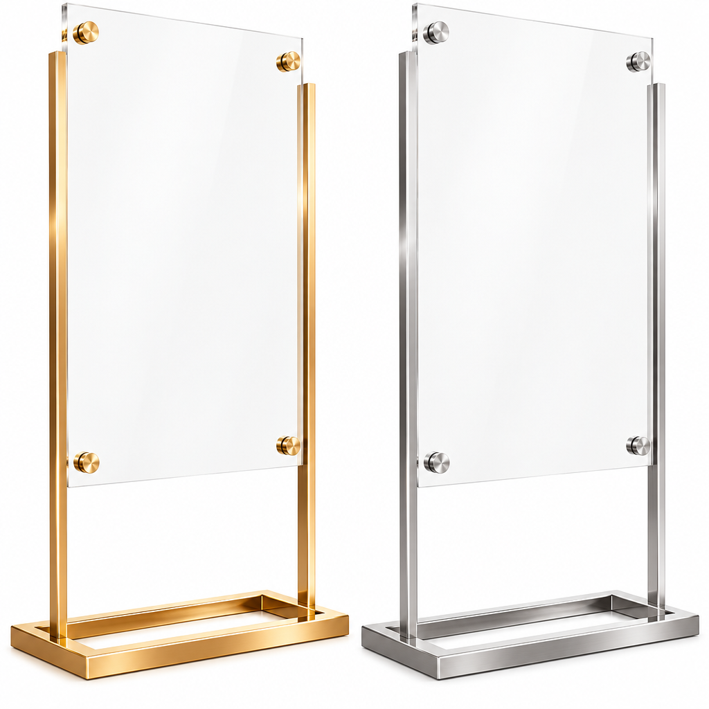 Modern Acrylic Celebration Sign Stand - image 4