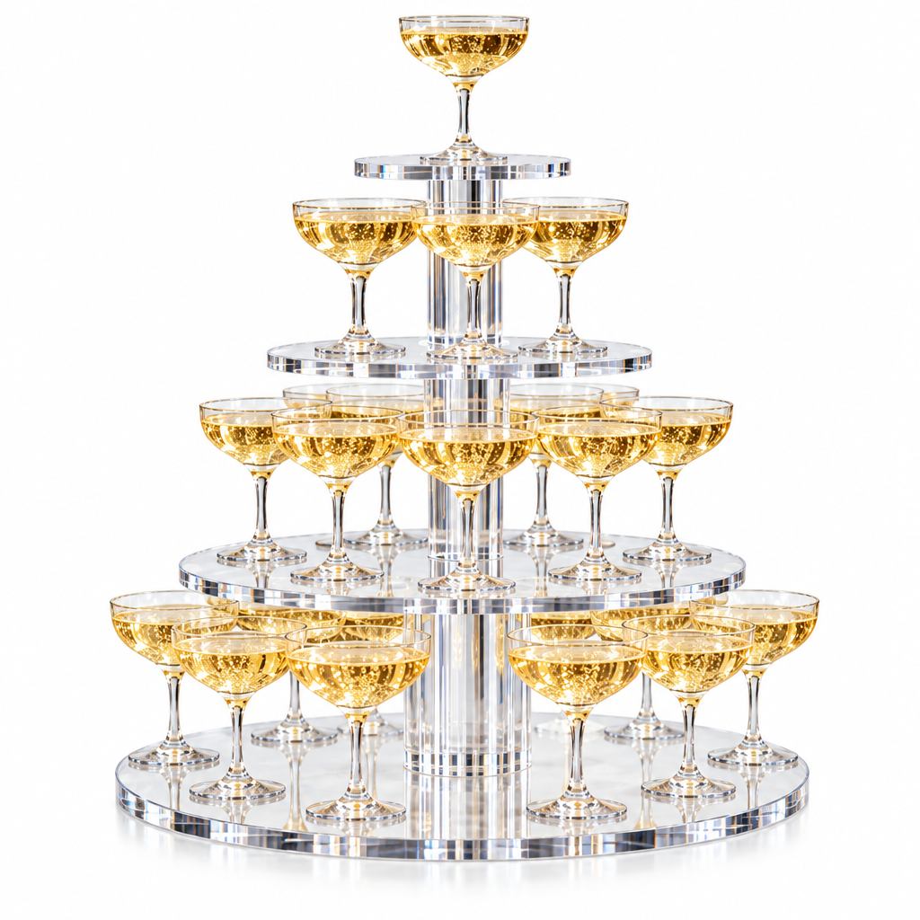 Acrylic Champagne Tower Display Stand - image 4