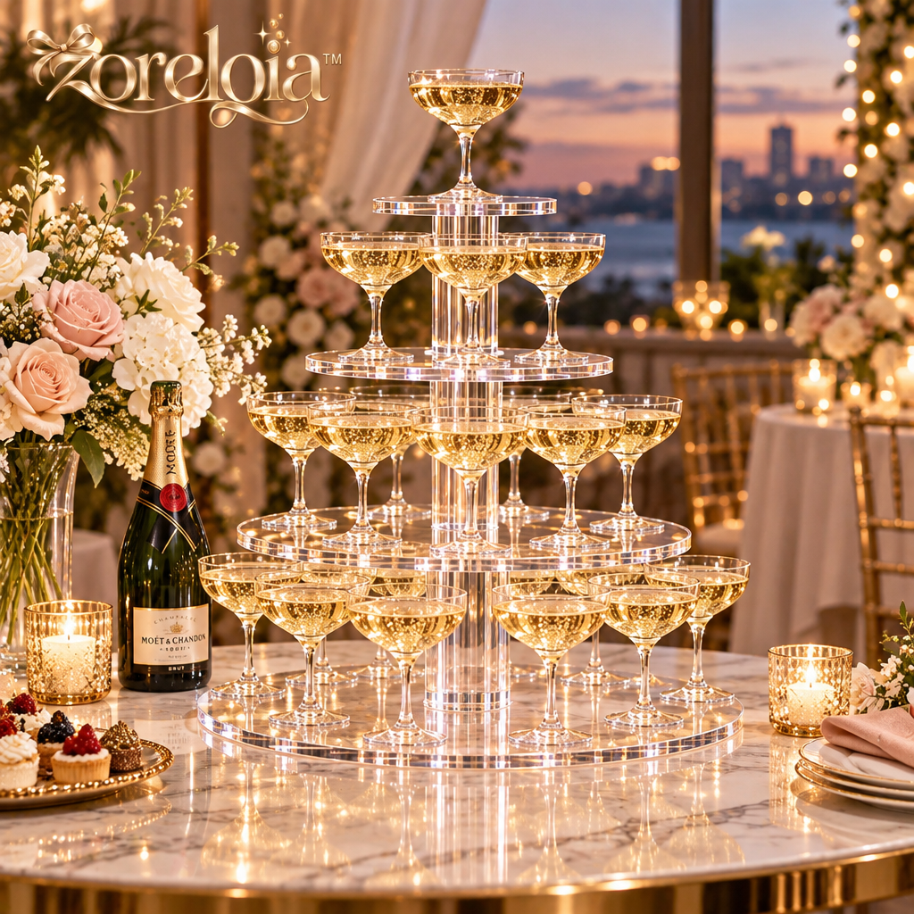 Acrylic Champagne Tower Display Stand - image 5