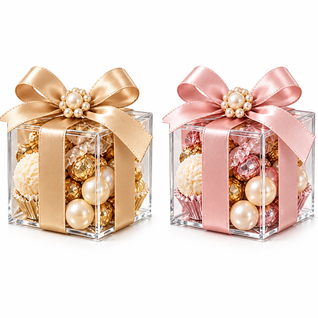 Luxe Clear Favor Box Set - image 2