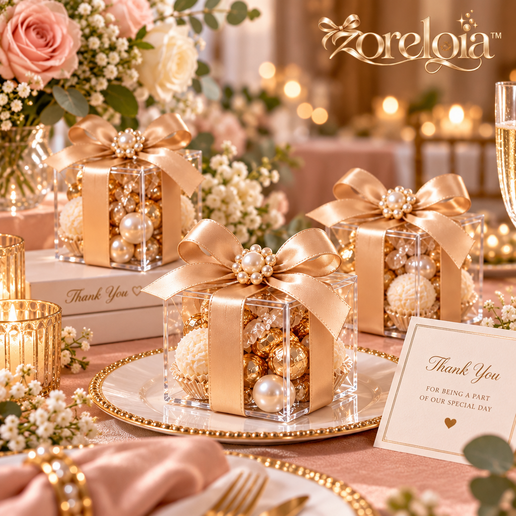 Luxe Clear Favor Box Set - image 3