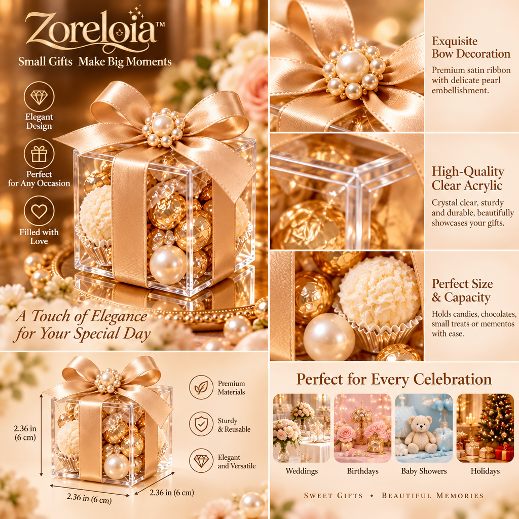 Luxe Clear Favor Box Set - image 5